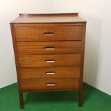 Teak chest of drawer