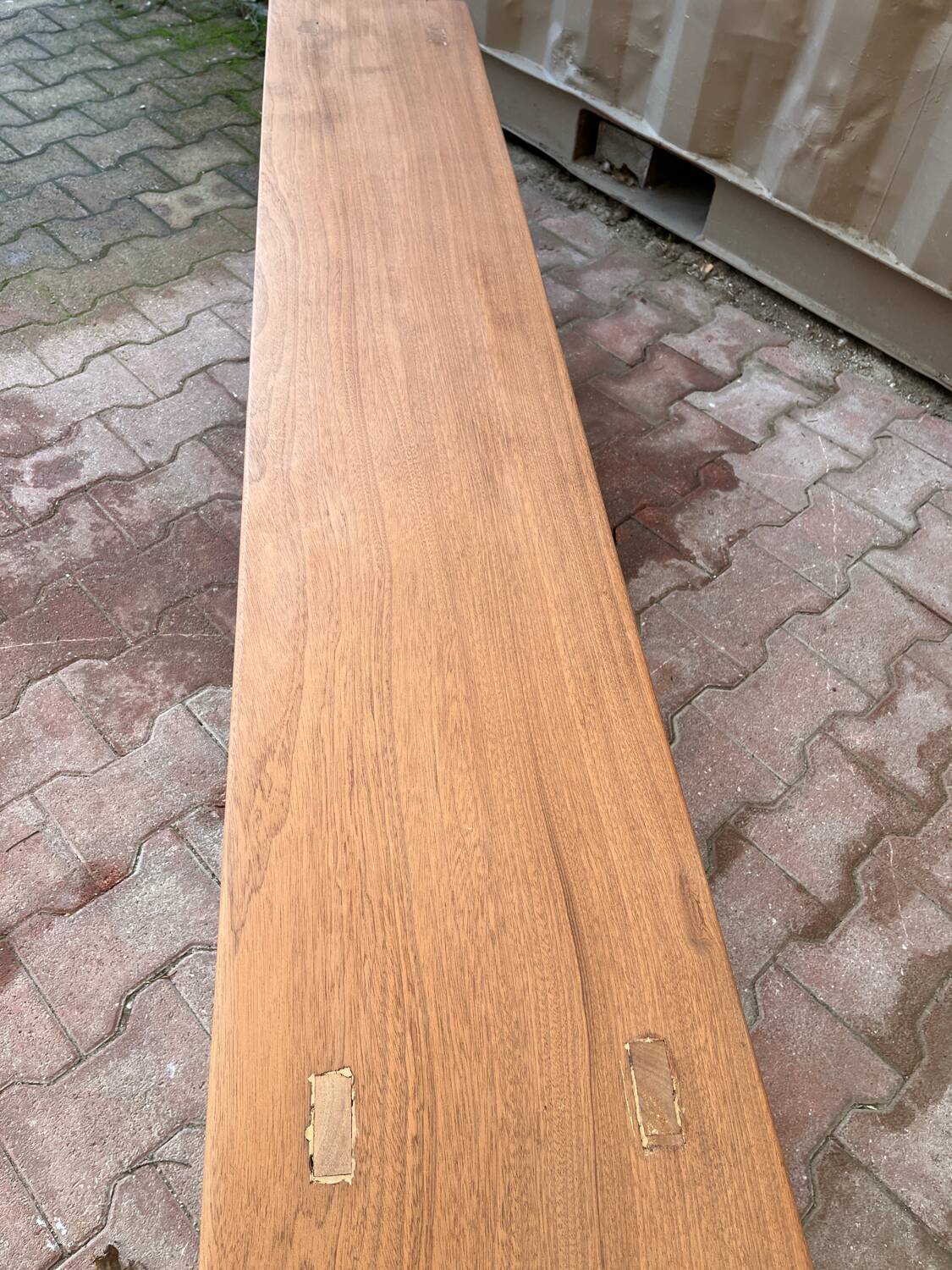 Wooden bench