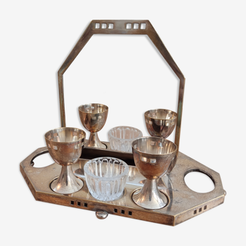 Silver Metal WMF Egg Service