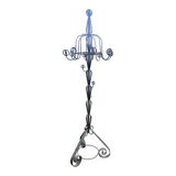 Twisted iron coat rack, 19th century
