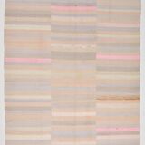 8x10 Salmon & Blue Soft Vintage Rug, 229x311Cm SK33342