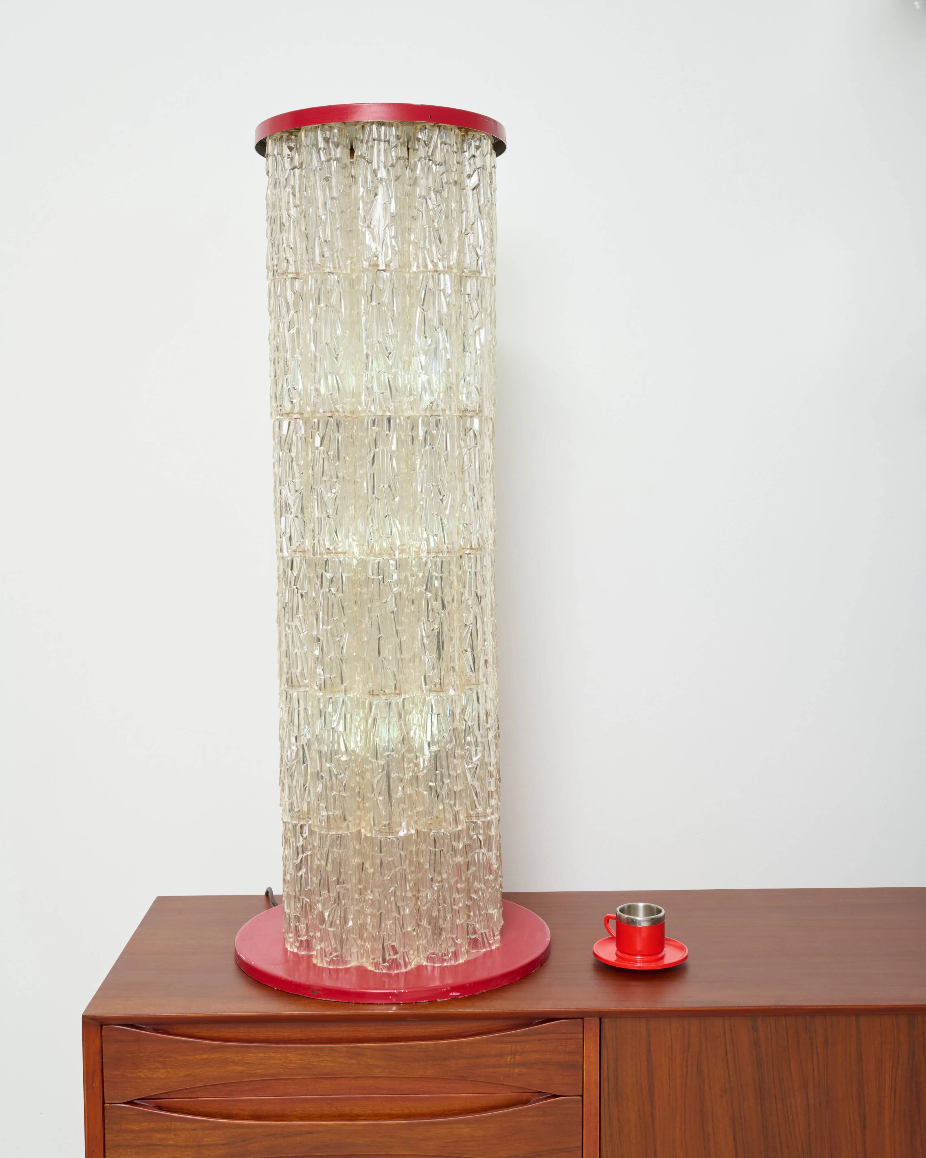 XXL table lamp, dlg Tronchi, JT Kalmar, 1970s