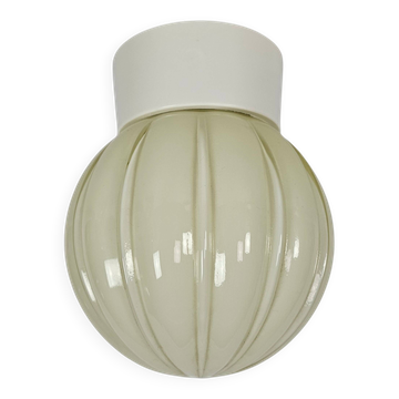 Thabur - opaline ceiling lamp - Art Deco - Holland - 2nd quarter of the 20t