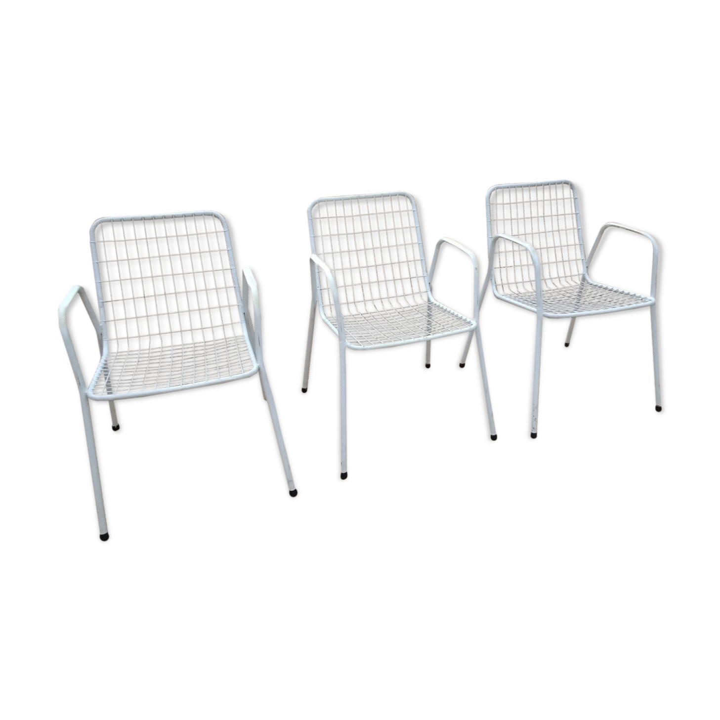 Set of 3 armchairs EMU RIO - 1960