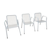 Série de 3 fauteuils Emu Rio 1960