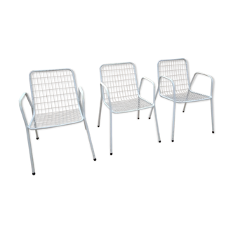 Set of 3 armchairs EMU RIO - 1960