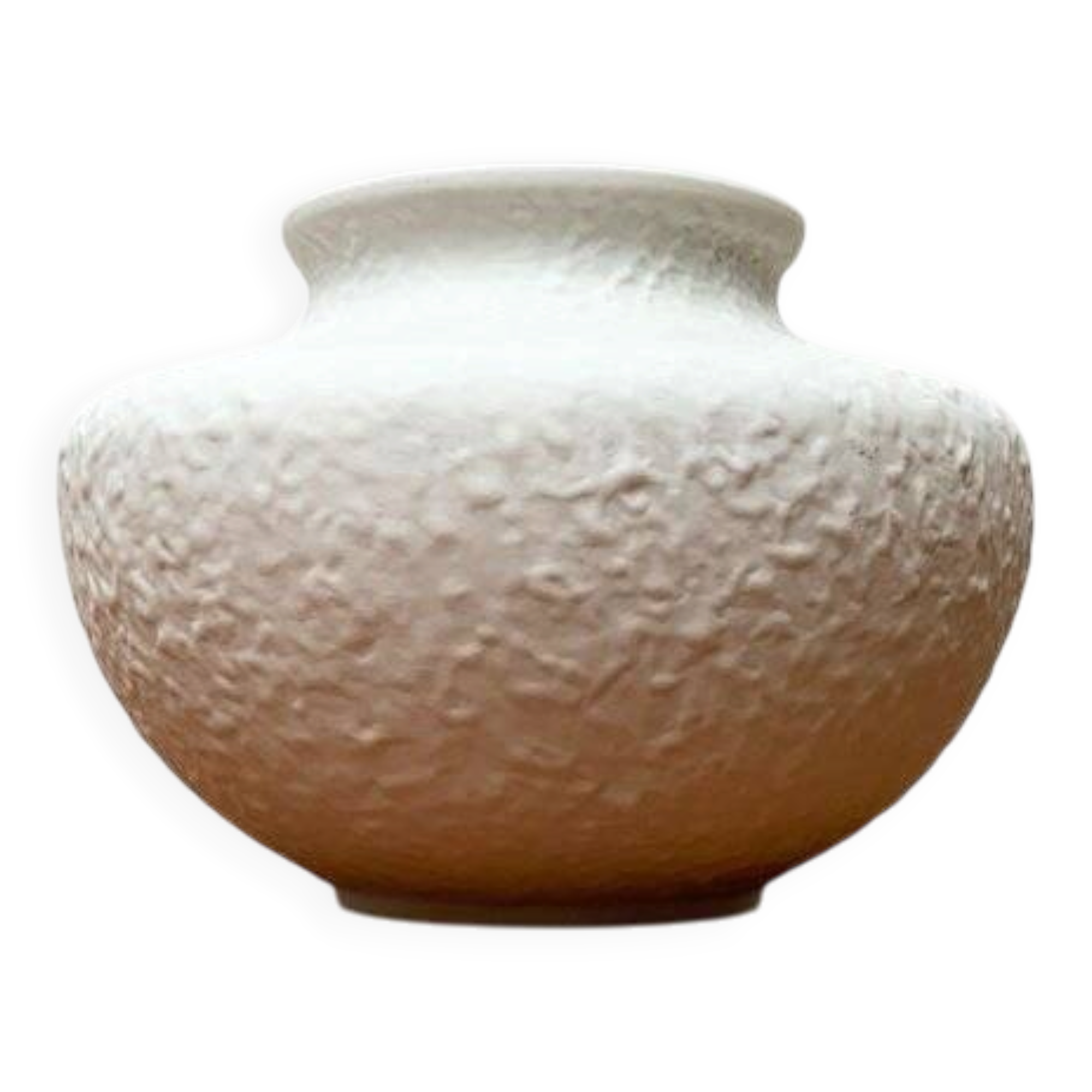 German ceramic vase mid-century style from Porzellanfabrik Metzler & Ortloff, 1960s