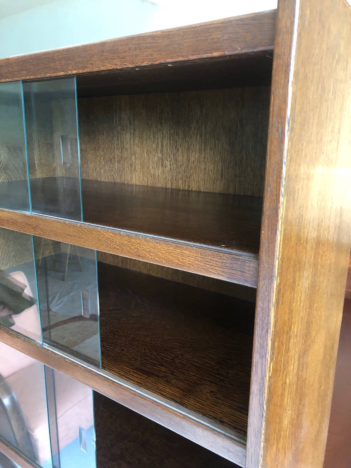 Bibliothèque vitrée vintage