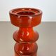 Ensemble de quatre bougeoirs en poterie par cari zalloni pour steuler, allemagne, années 1970