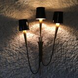 Brass wall sconce, 40s
