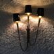 Brass wall sconce, 40s