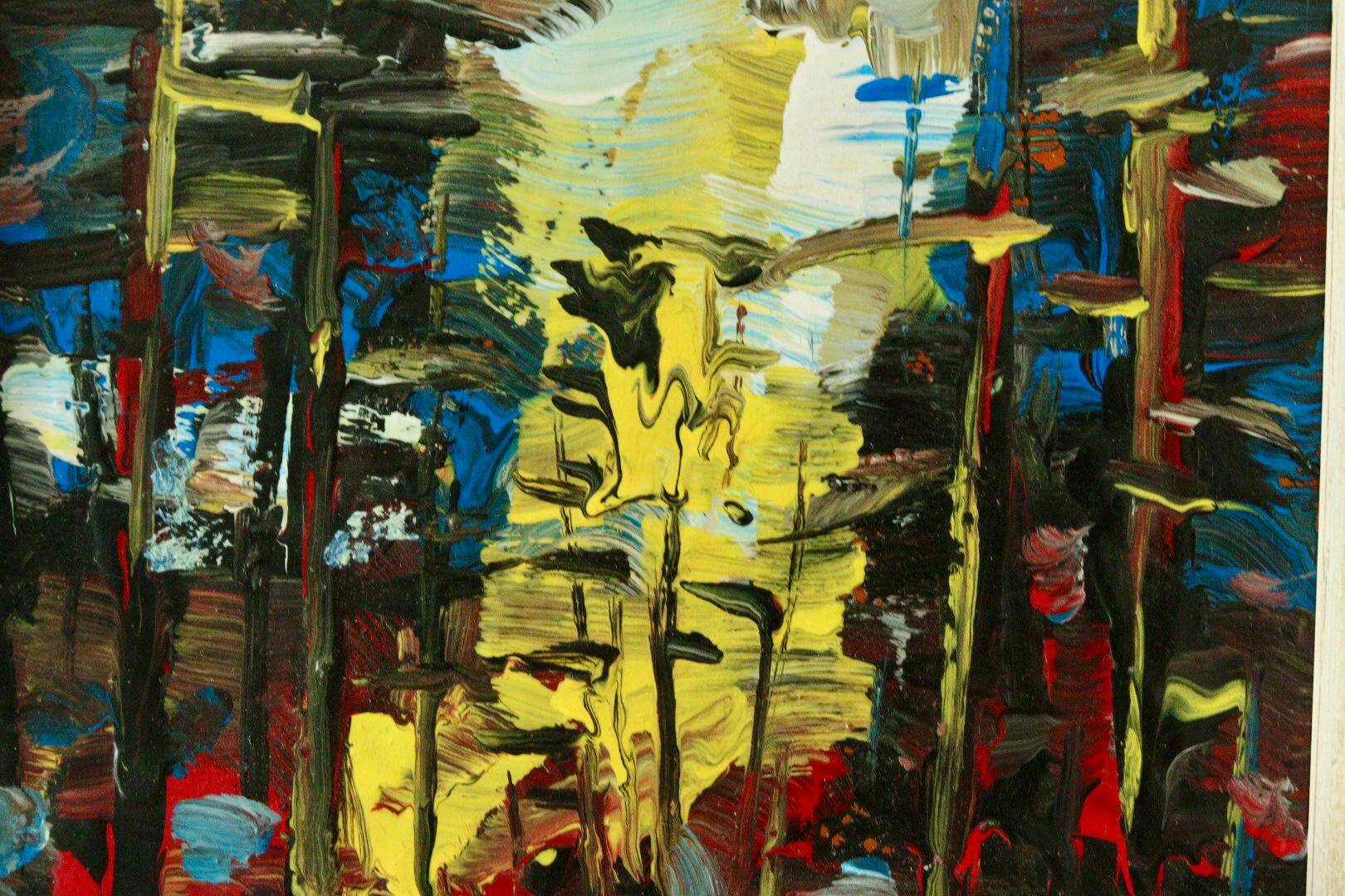 "Large trunks in a great forest" by Gösta Hilding