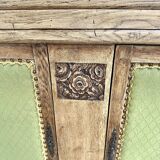 Country sideboard fabric doors