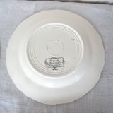 6 plates dessert H.Loux Sarreguemines Obernai