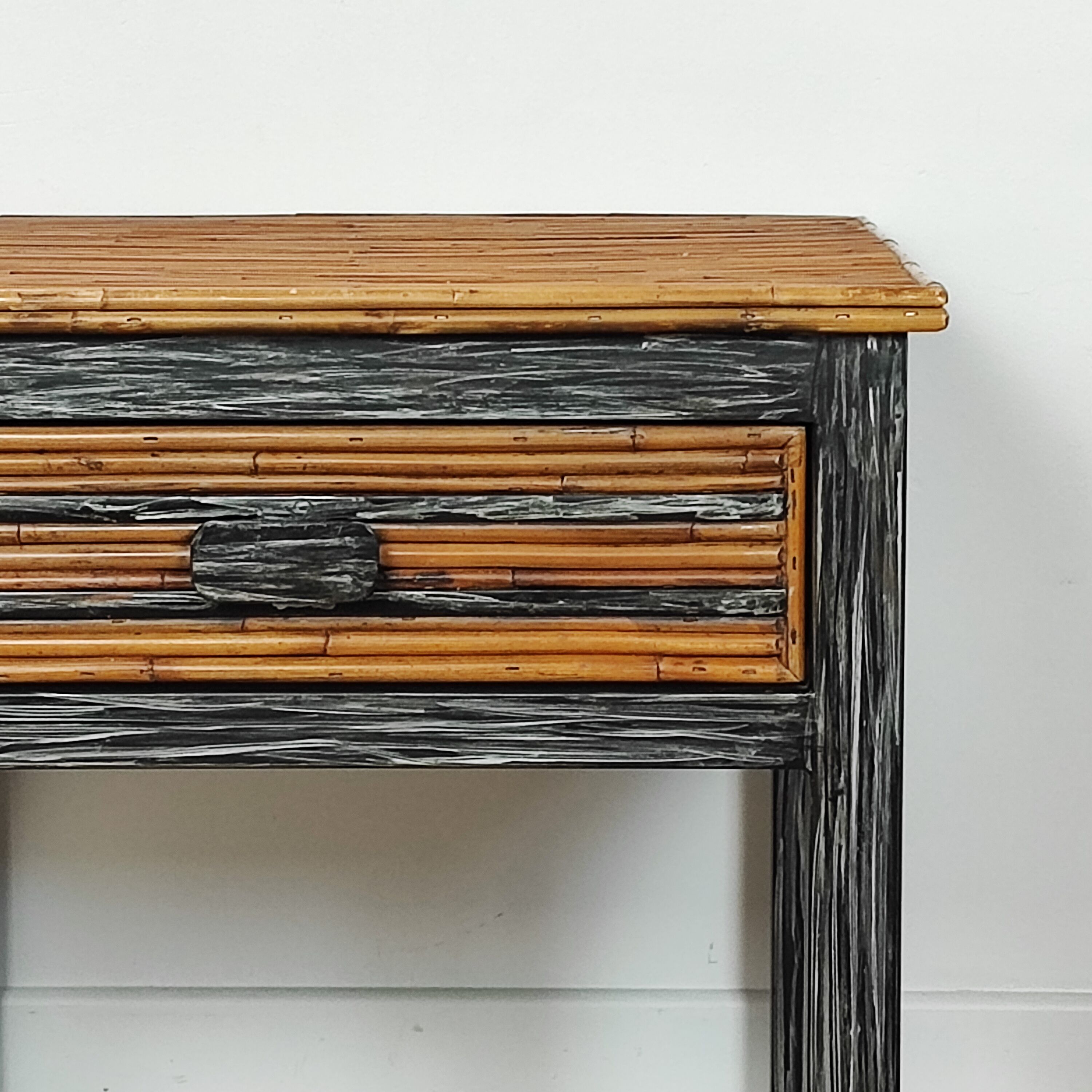 80' rattan bedside tables