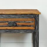 80' rattan bedside tables