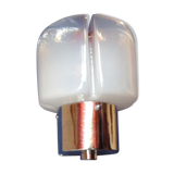 Chrome wall light with globe in Murano, year 70