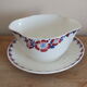 Saucière vintage Céranord Saint Amand modèle Eglantines +