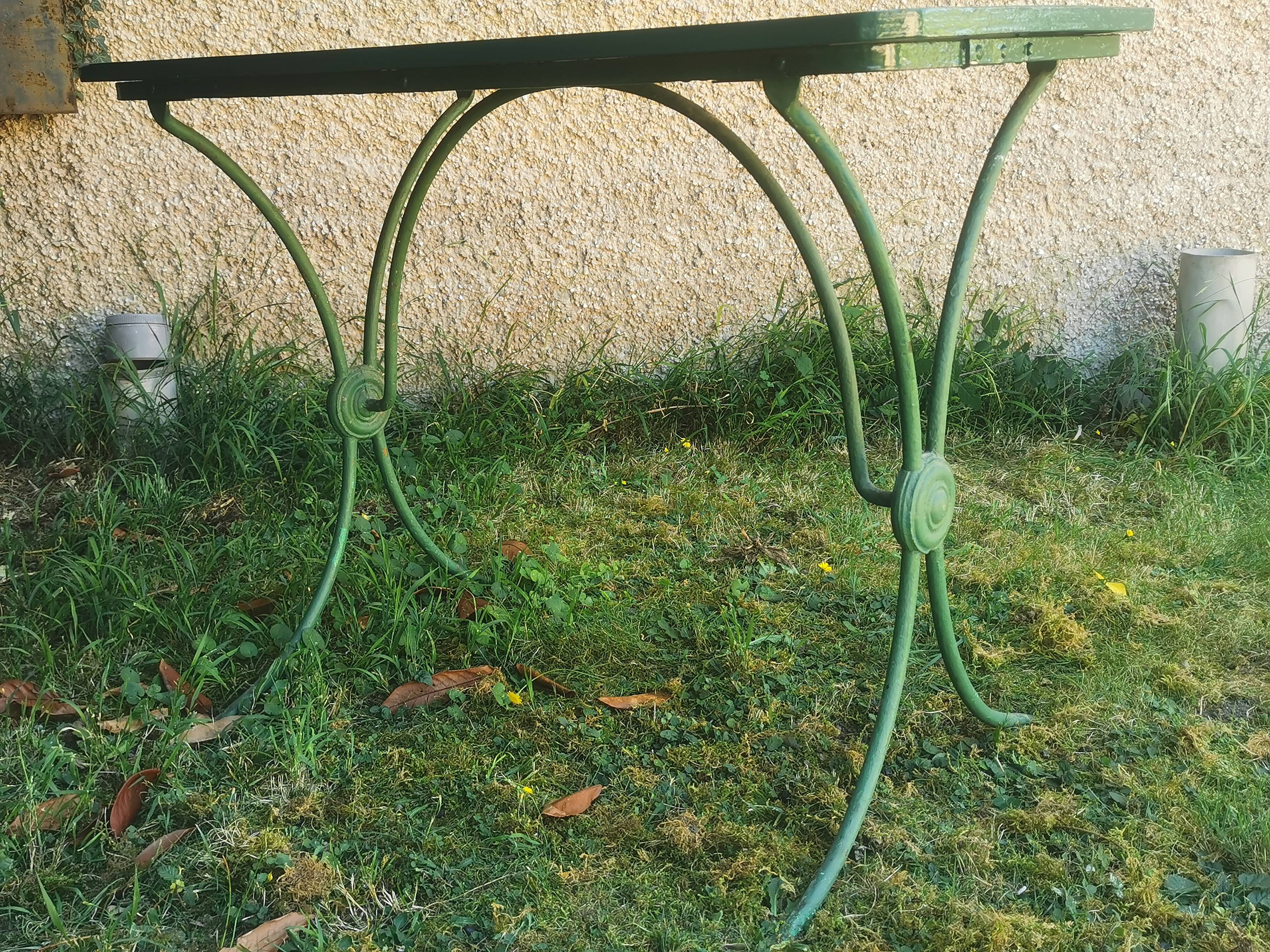 Table de jardin "vintage 50"
