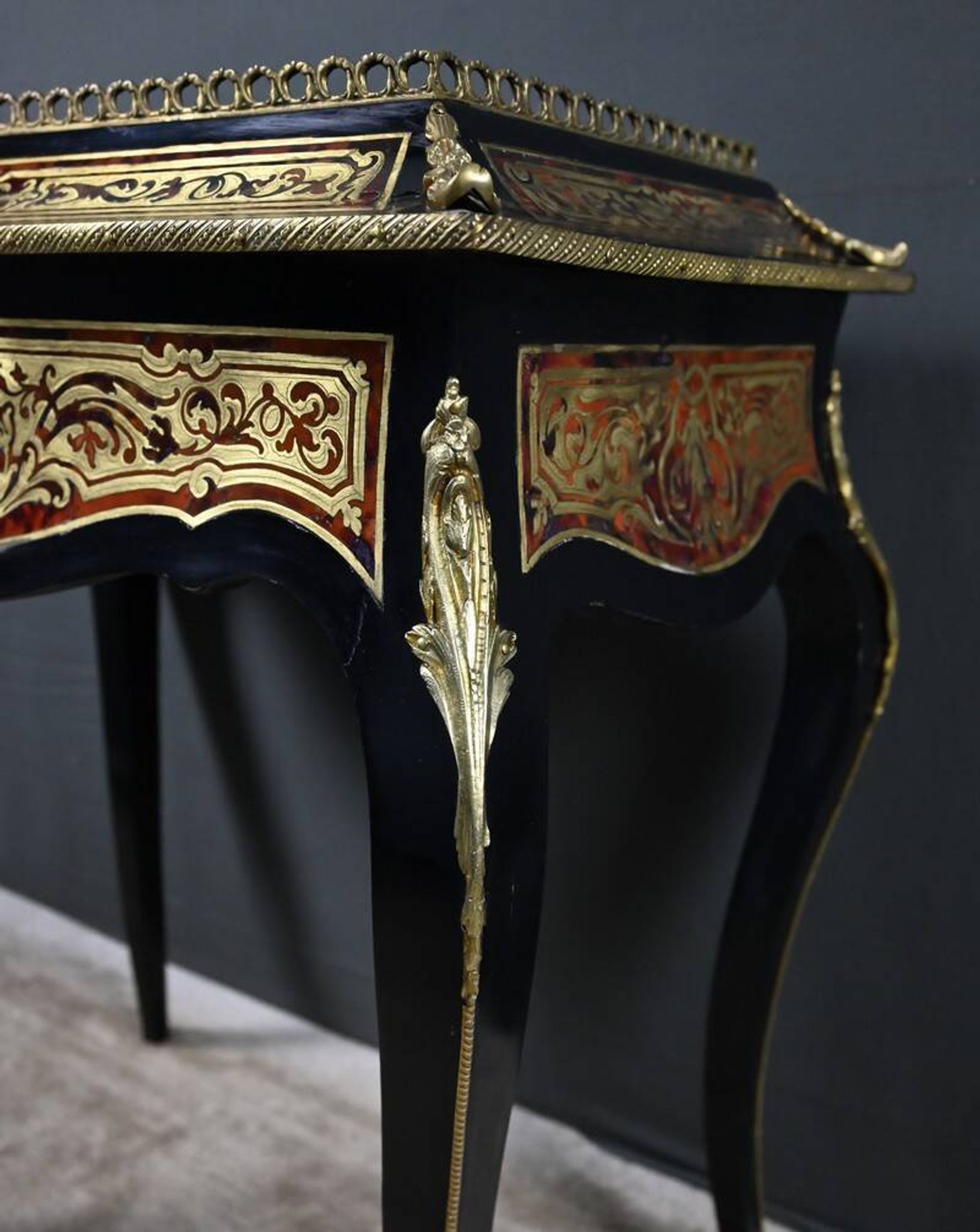Boulle Marquetry Jardinière, Napoleon III period – Mid 19th century