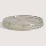 Art Nouveau glass coaster