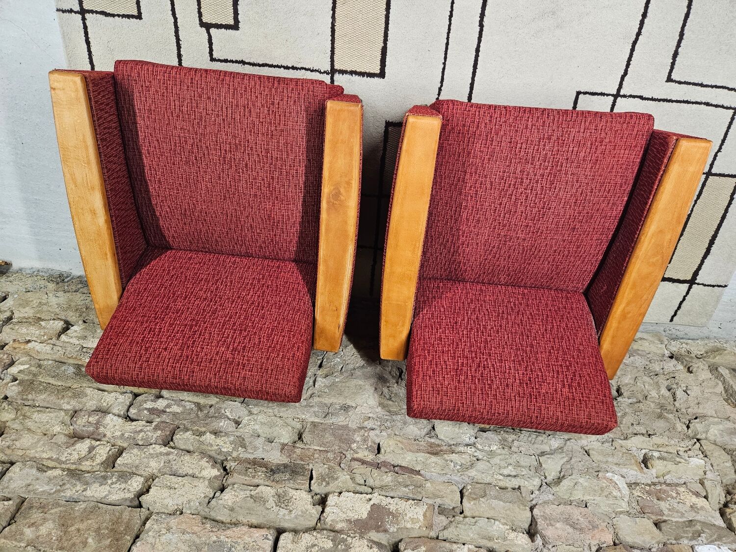 Pair of vintage armchairs 1960