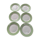 Set of 6 flat plates Amandinoise