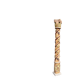 Twisted column in carved polychrome wood, 19th century.