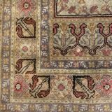 Vintage Turkish Kayseri carpet in silk and cotton 106x61 cm