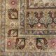 Tapis Kayseri turc vintage en soie et coton 106x61 cm