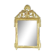 Miroir de style Louis XVI en bois et stuc doré XIXe siècle