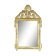 Miroir de style Louis XVI en bois et stuc doré XIXe siècle