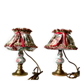 Paire de lampes de chevet