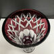 Vintage crystal vase from Val St Lambert