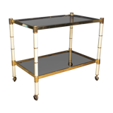 Serving trolley "faux Bamboo"
