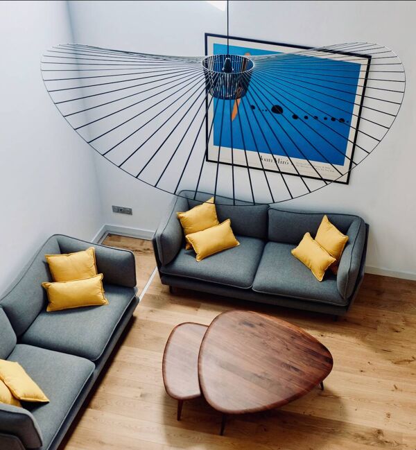 Suspension Vertigo, Petite Friture, Constance Guisset, Noire Ø 200 cm