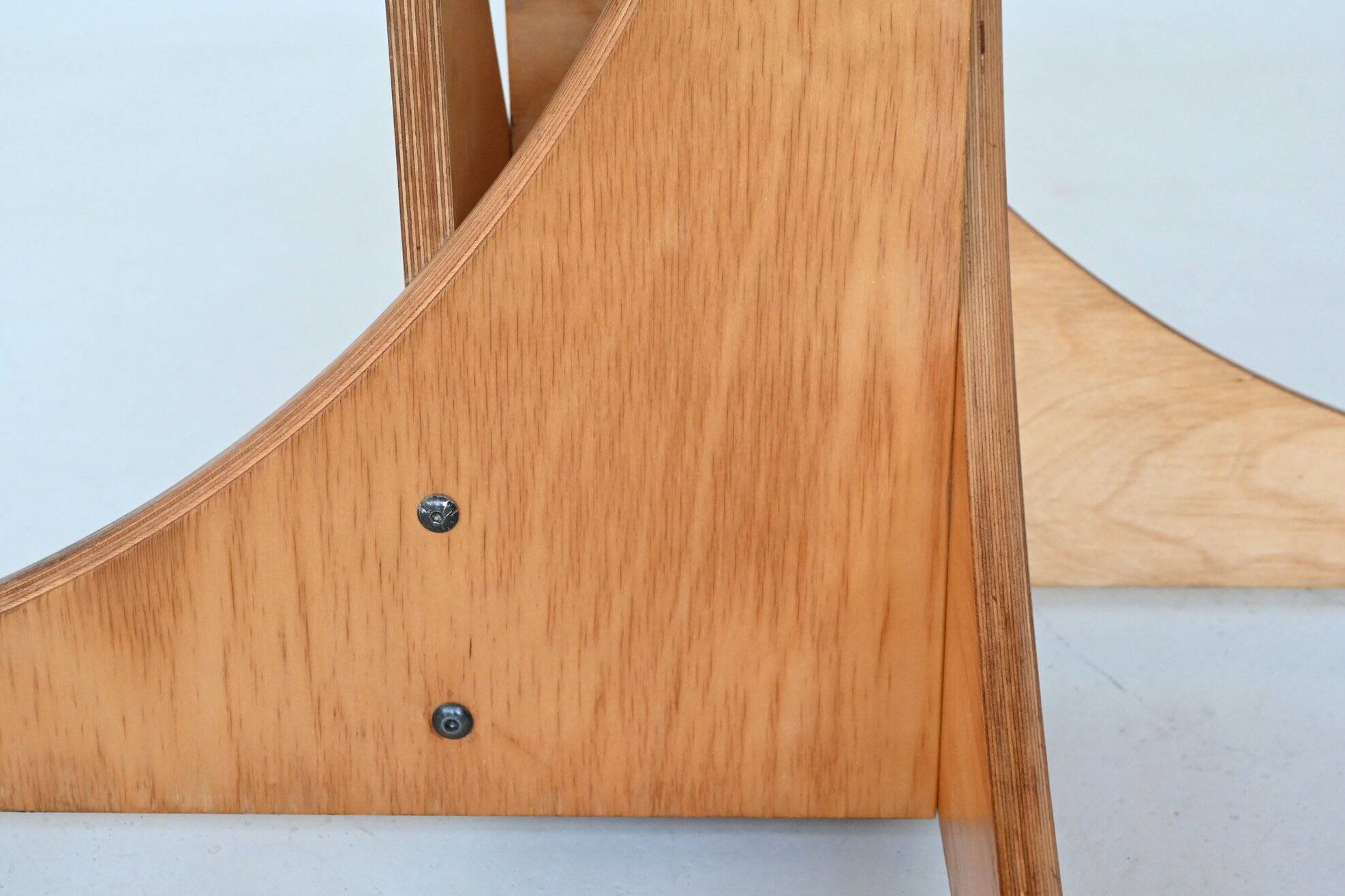 Sjoerd Soeters scuptural dining table in birch Lundia The Netherlands