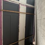 Cupboard front in patinated beech Doors 20th century