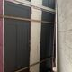 Cupboard front in patinated beech Doors 20th century