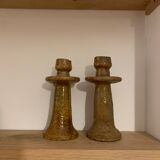 Pair of tamegroute candle holders