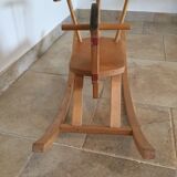 Vintage wooden rocking horse
