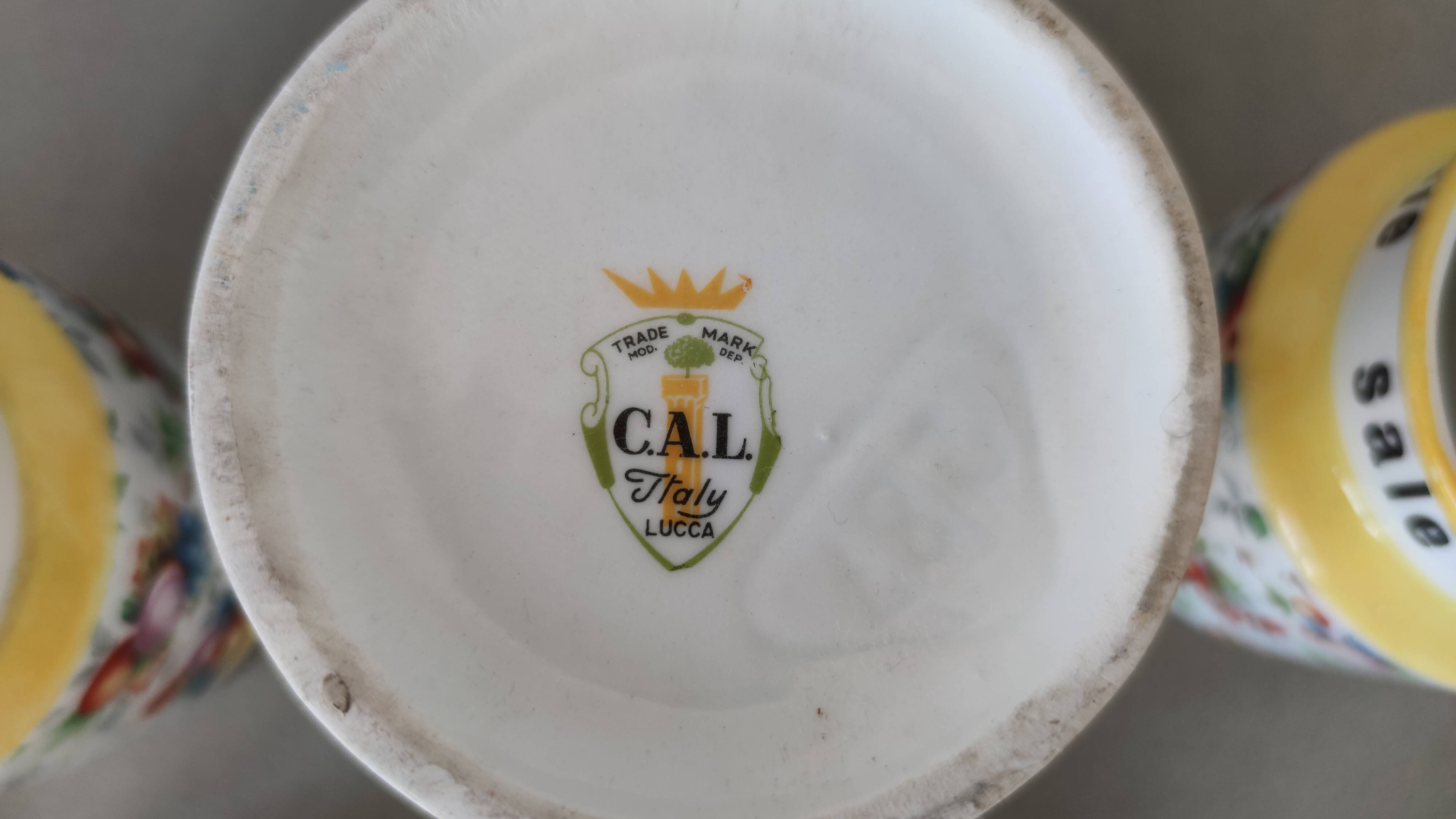 Lot pots a épices italien vintage