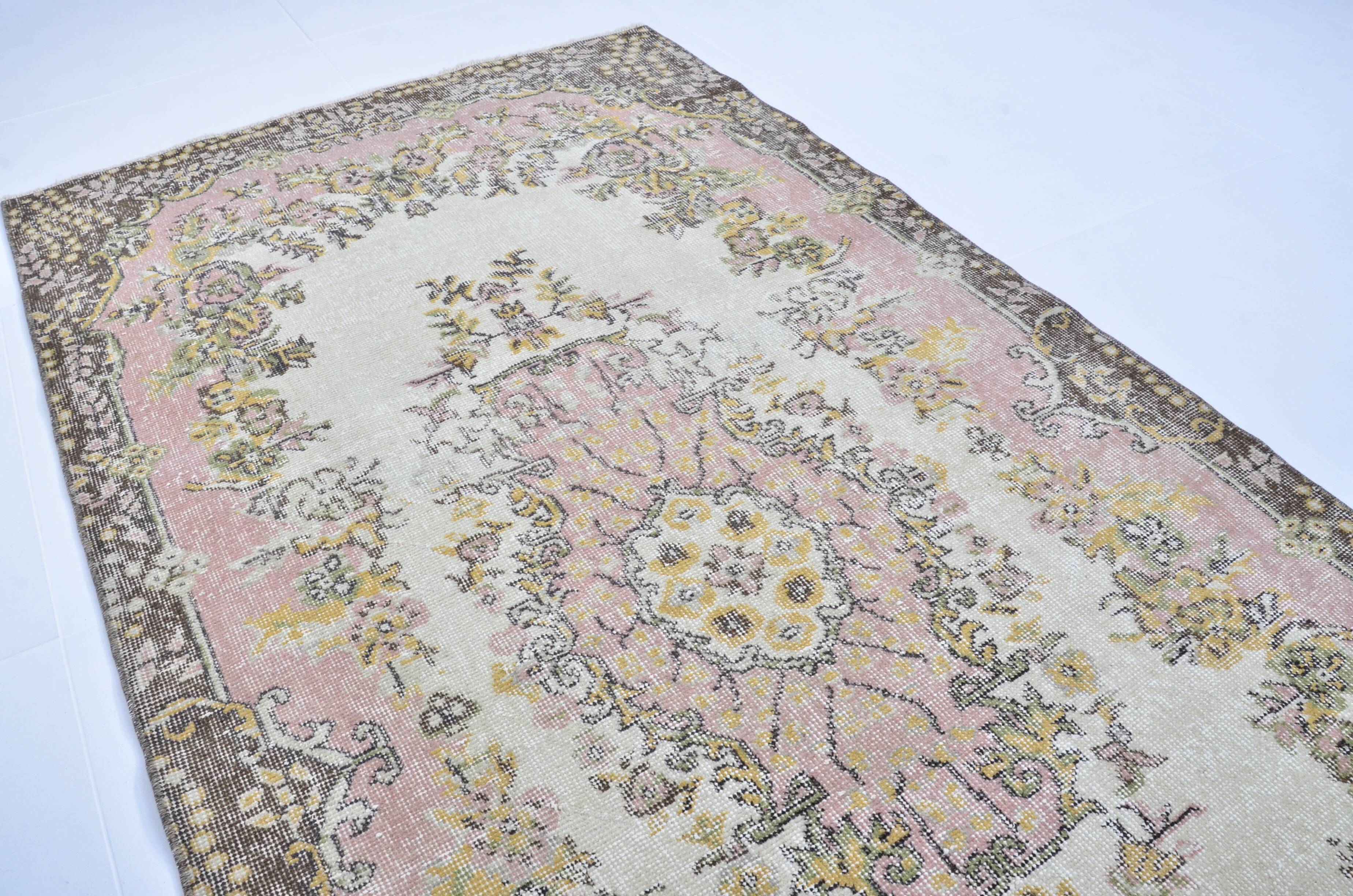 Vintage Anatolian Pink Floor Rug sku 3147