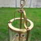 Vestibule lantern 3 lights in gilded bronze n°2