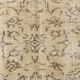 Vintage Cream & Brown Turkish Handmade Rug, 149x252Cm