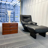 Ligne roset - armchair driver and sound ottoman 70's