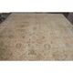 1970s Vintage Persian Handmade Wool Orange Area Rug 282x384