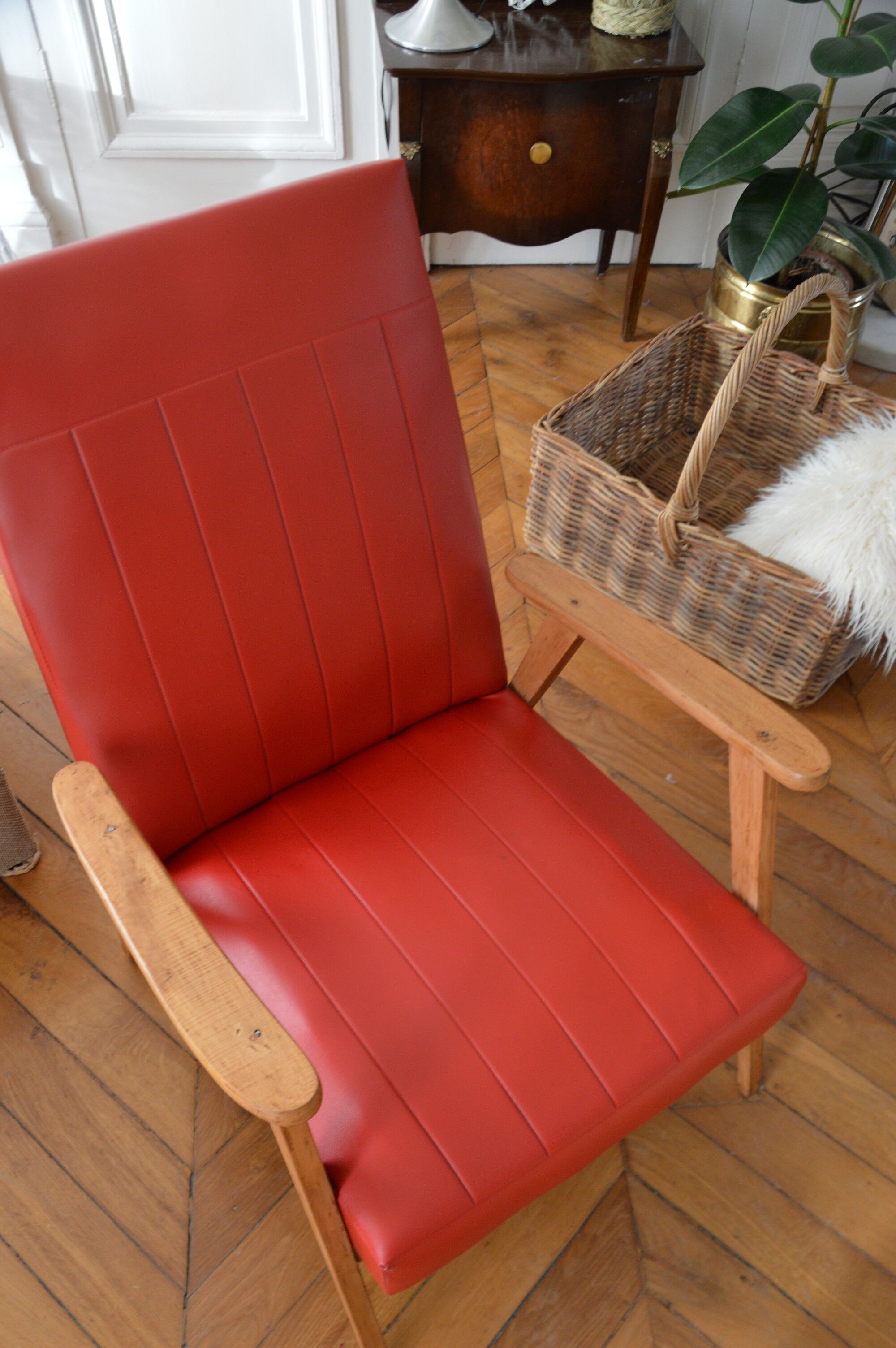 Fauteuil scandinave des années 60