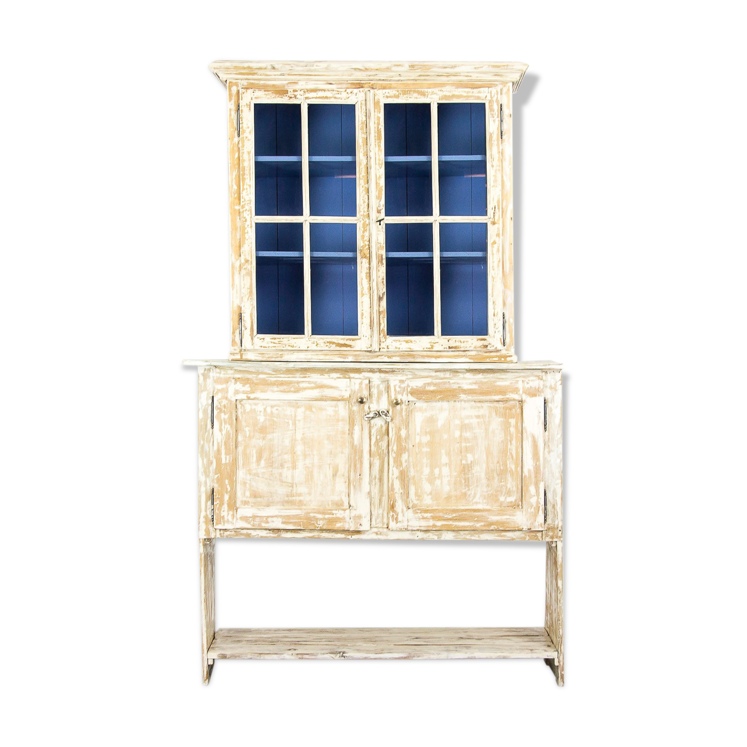 Antique cupboard vitrine