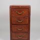 Antique mahogany chiffonnier with 4 drawers and a drop-down flap - 19th century style